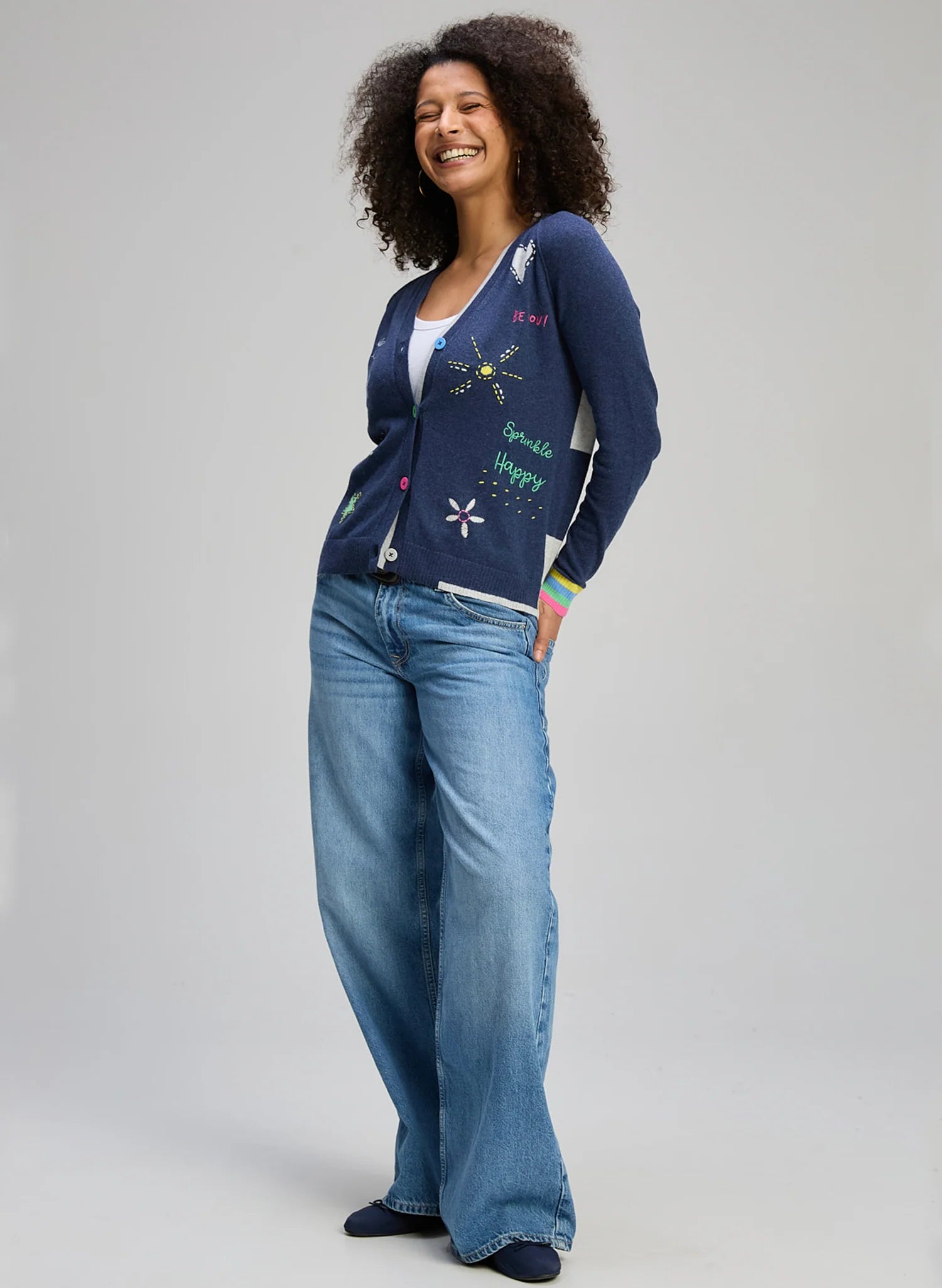 Zaket & Plover Good Vibes Cardigan