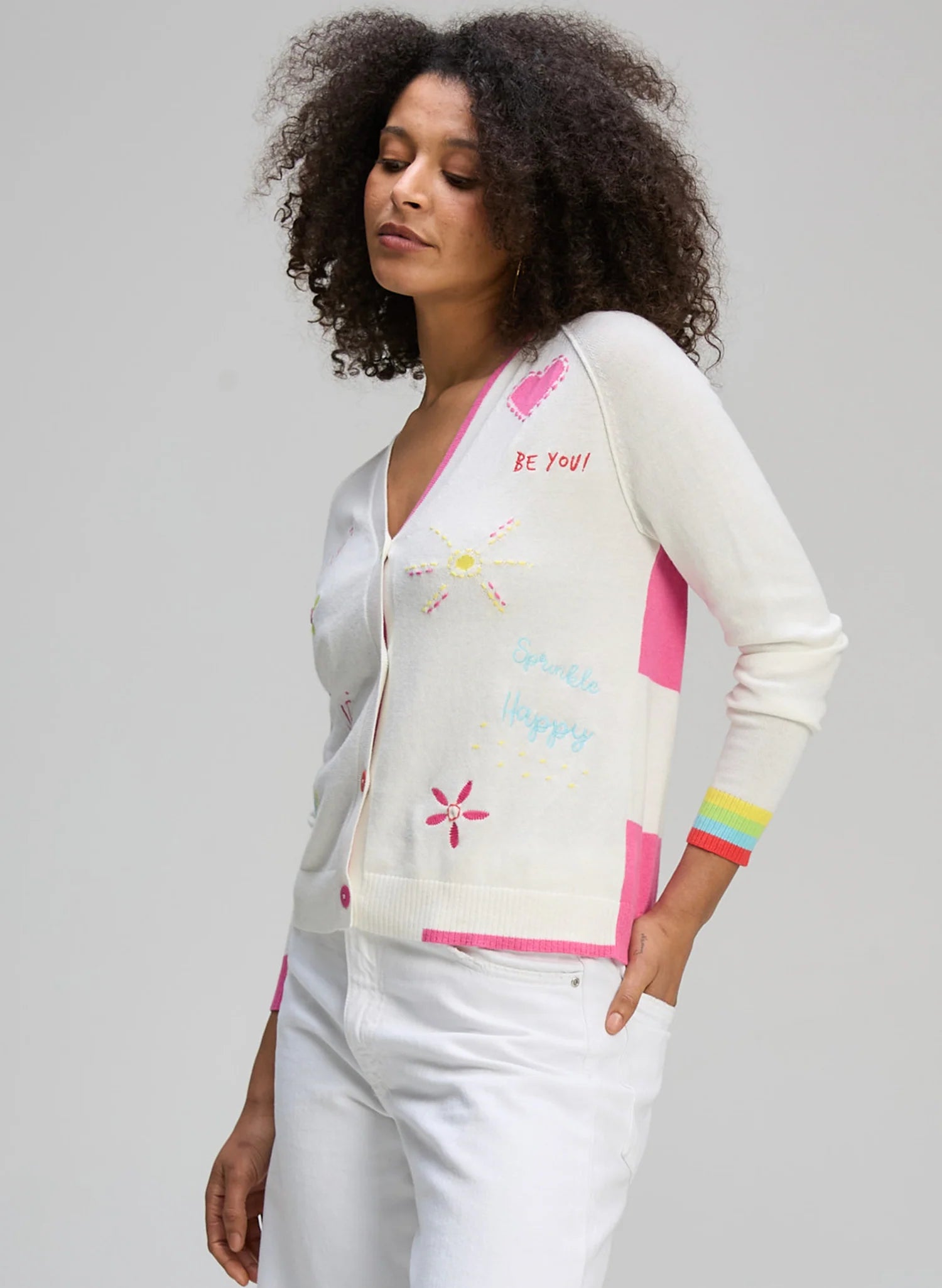 Zaket & Plover Good Vibes Cardigan