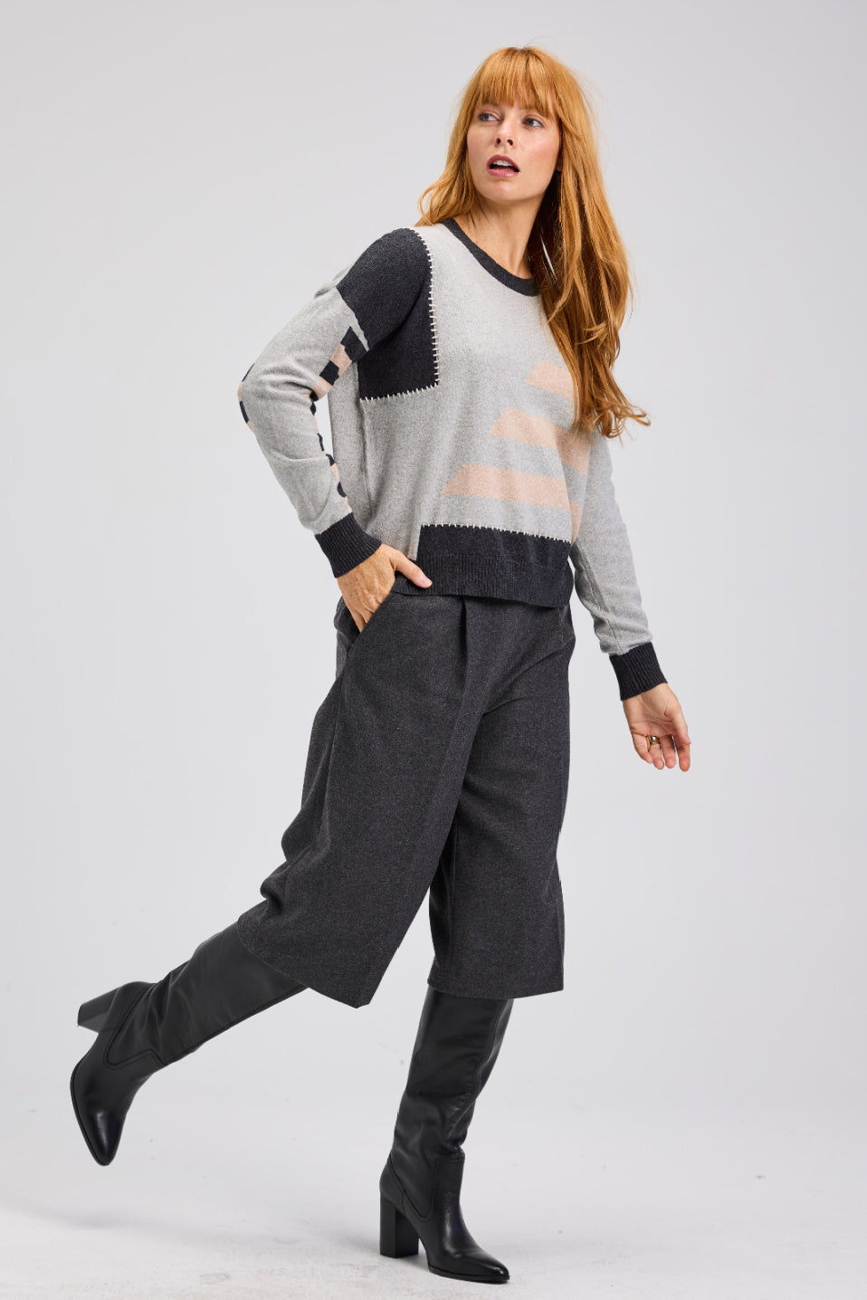 Zaket & Plover Handwork Stripe Sweater