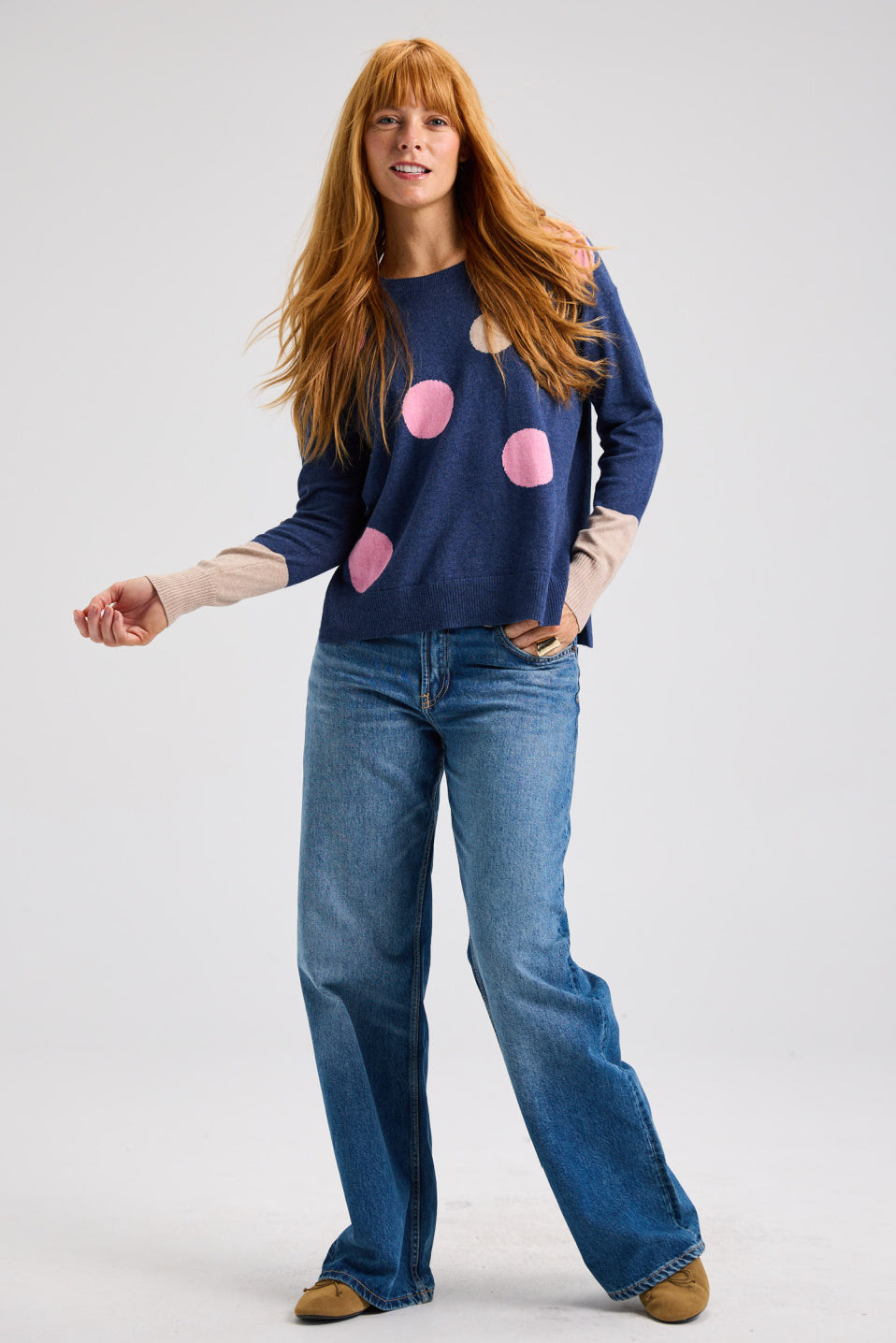 Zaket & Plover Spots Intarsia Sweater