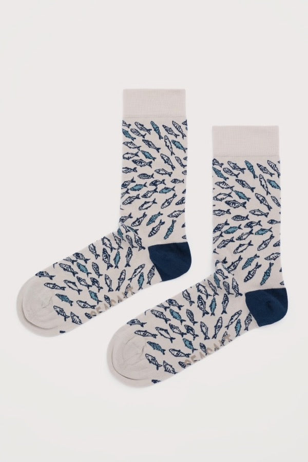 Seasalt Men's Arty Organic Cotton Socks