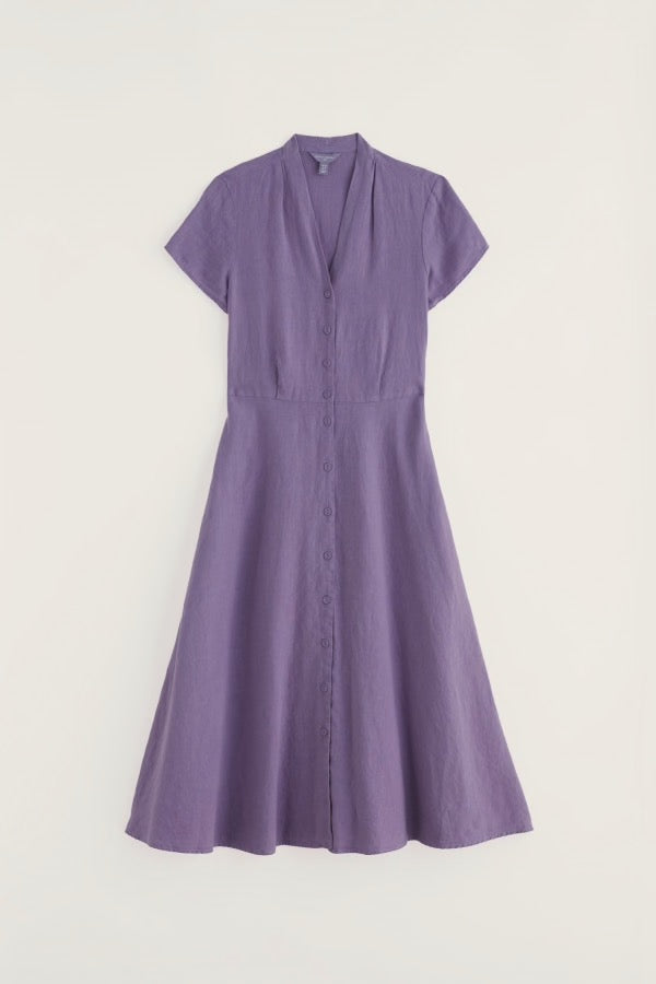 Seasalt Carved Wood Linen Dress