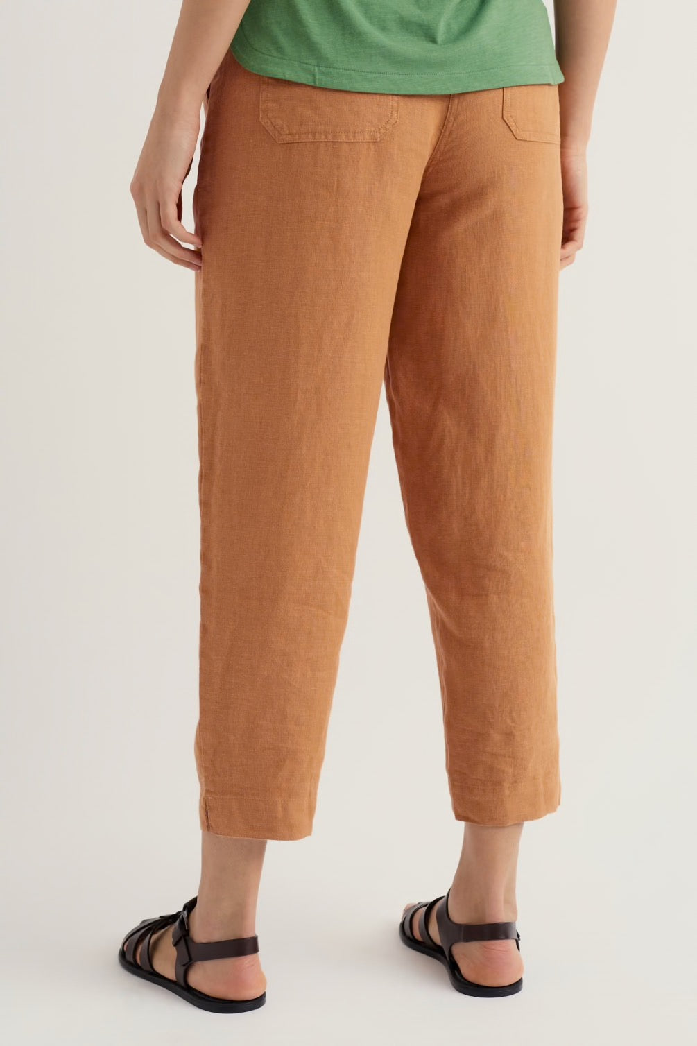 Seasalt Saltings Linen Cropped Trousers