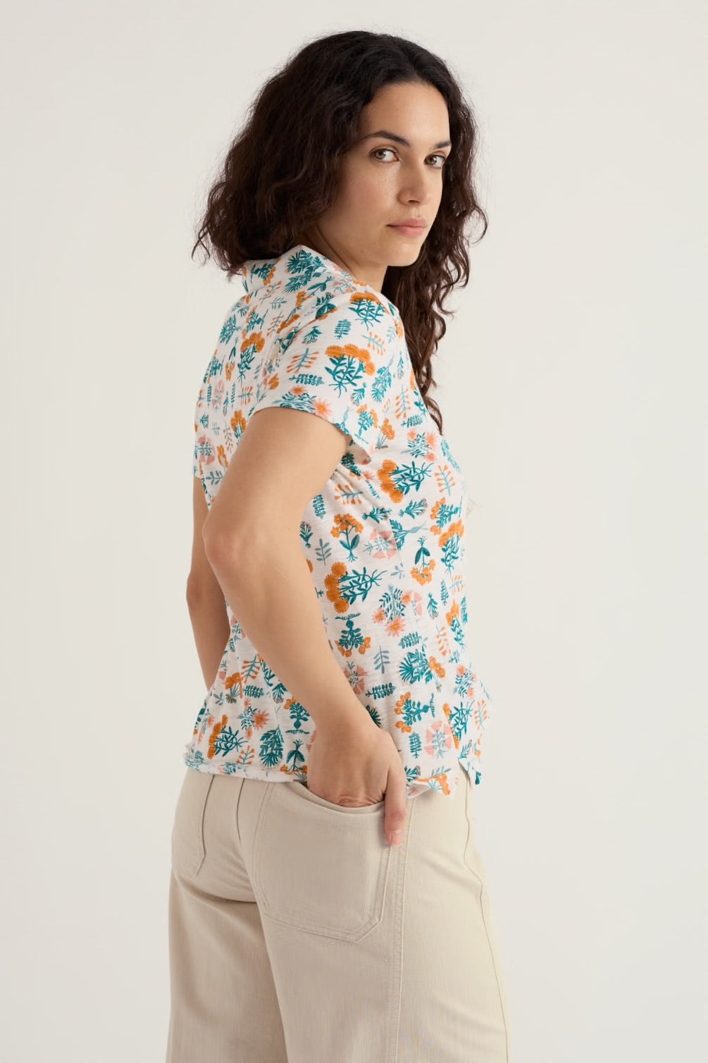 Seasalt Wavecrest Short Sleeve Top