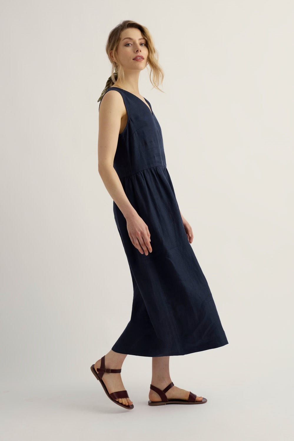 Seasalt Lowland Heather Linen Dress