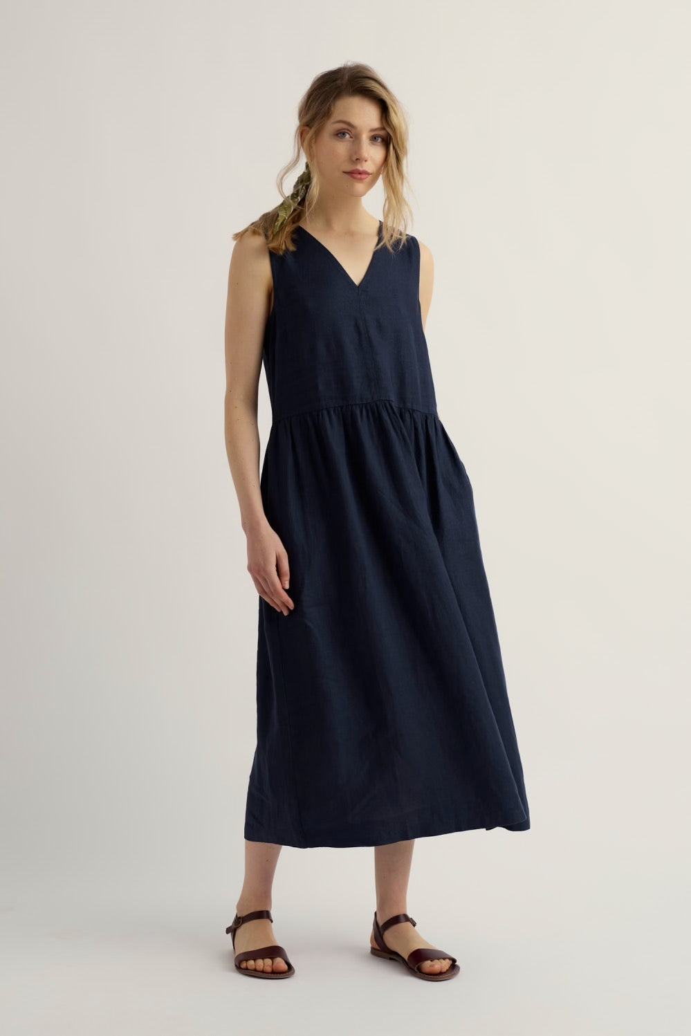 Seasalt Lowland Heather Linen Dress