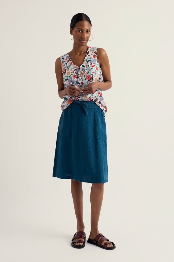 Seasalt Pepper Moth Linen Skirt