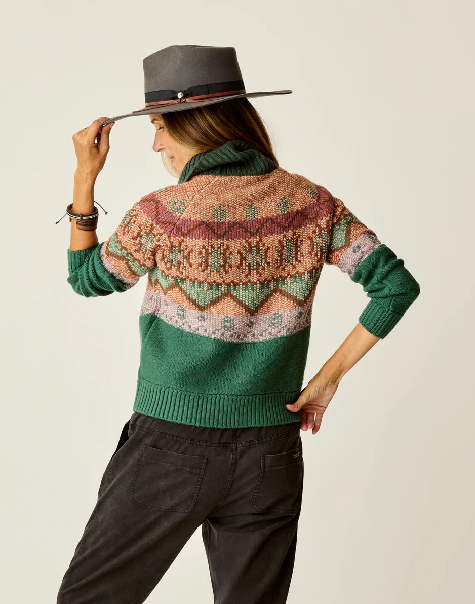 Carve Designs Neve Fairisle Turtleneck