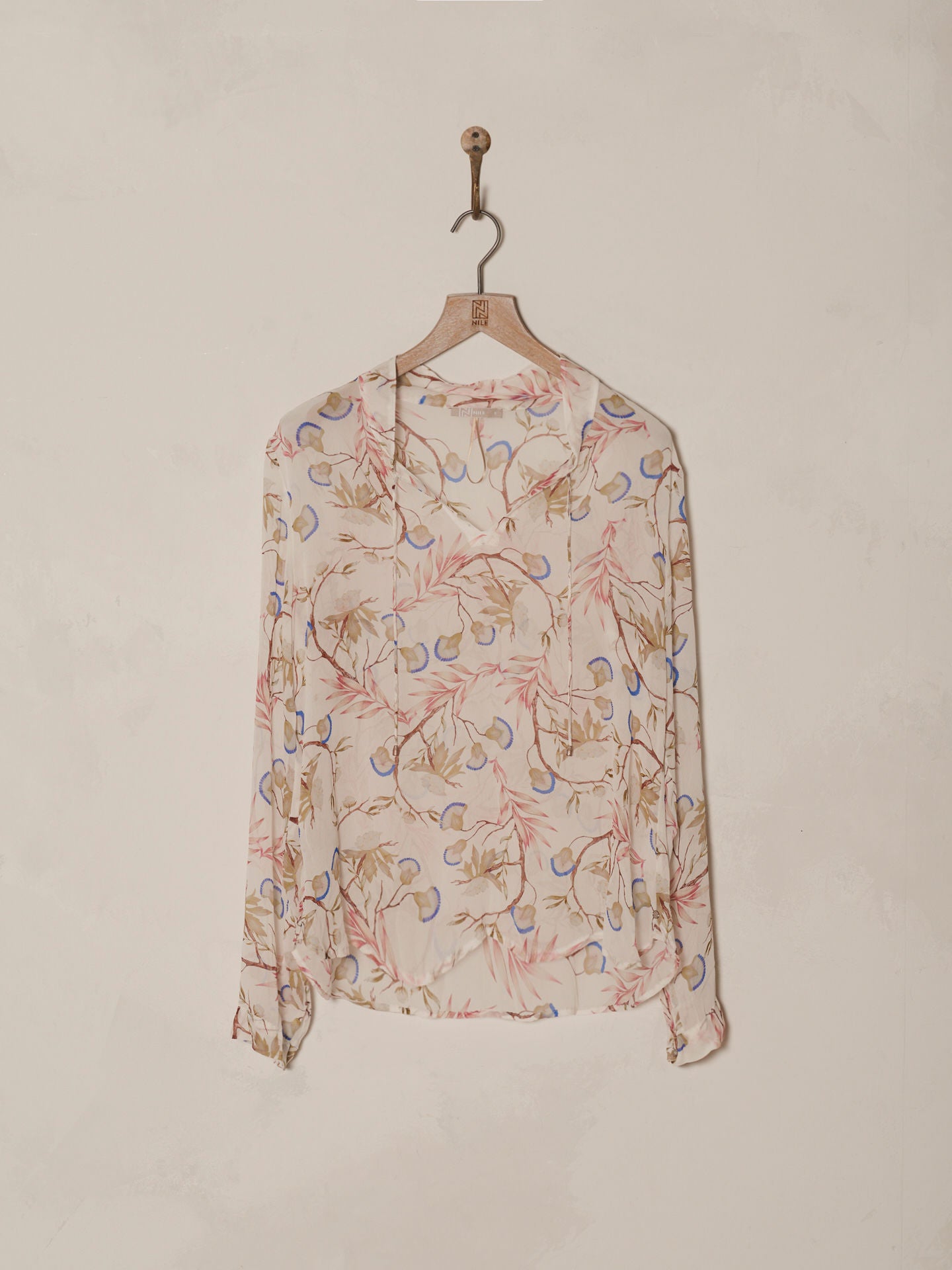 Nile Tie Neck Chiffon Blouse