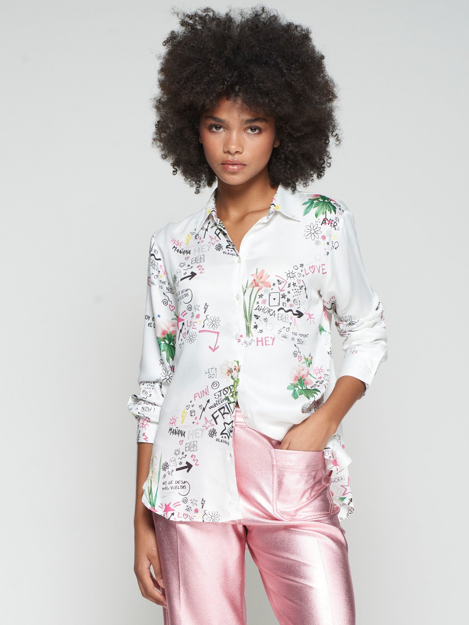 Vilagallo Gabby Floral Blouse