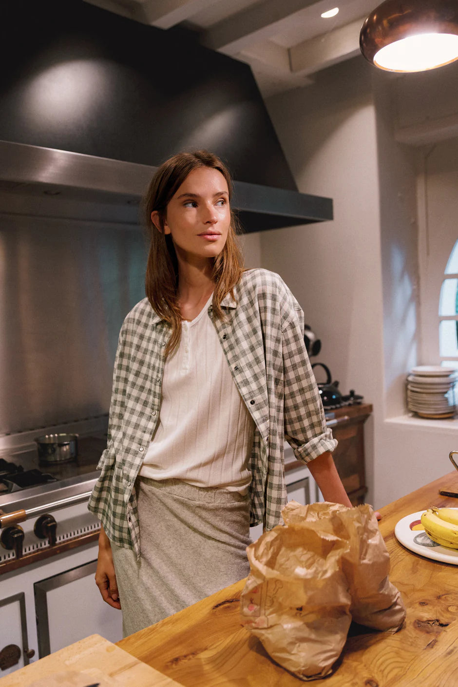 Indi & Cold Vichy Checkered Shirt