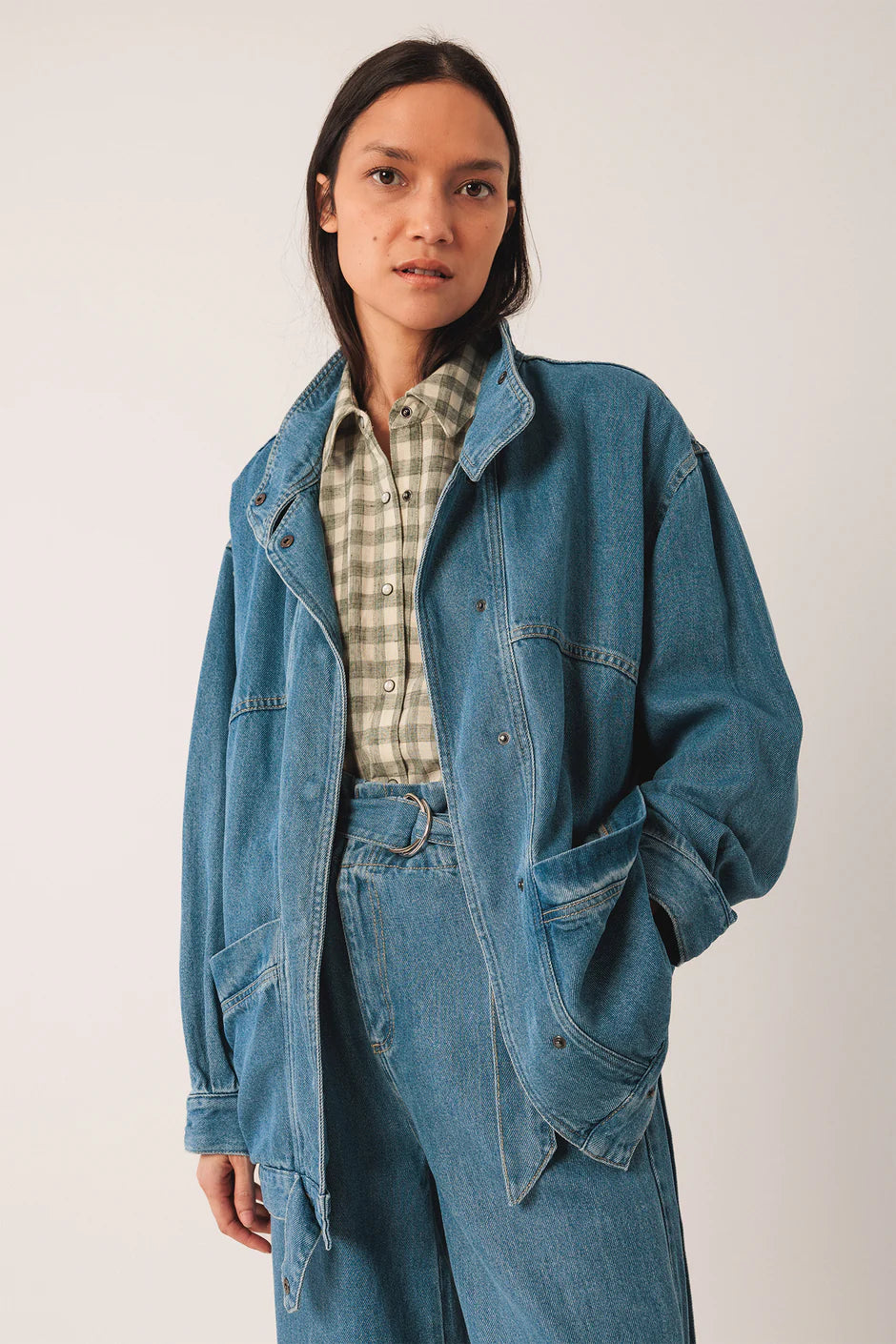 Indi & Cold Vichy Checkered Shirt