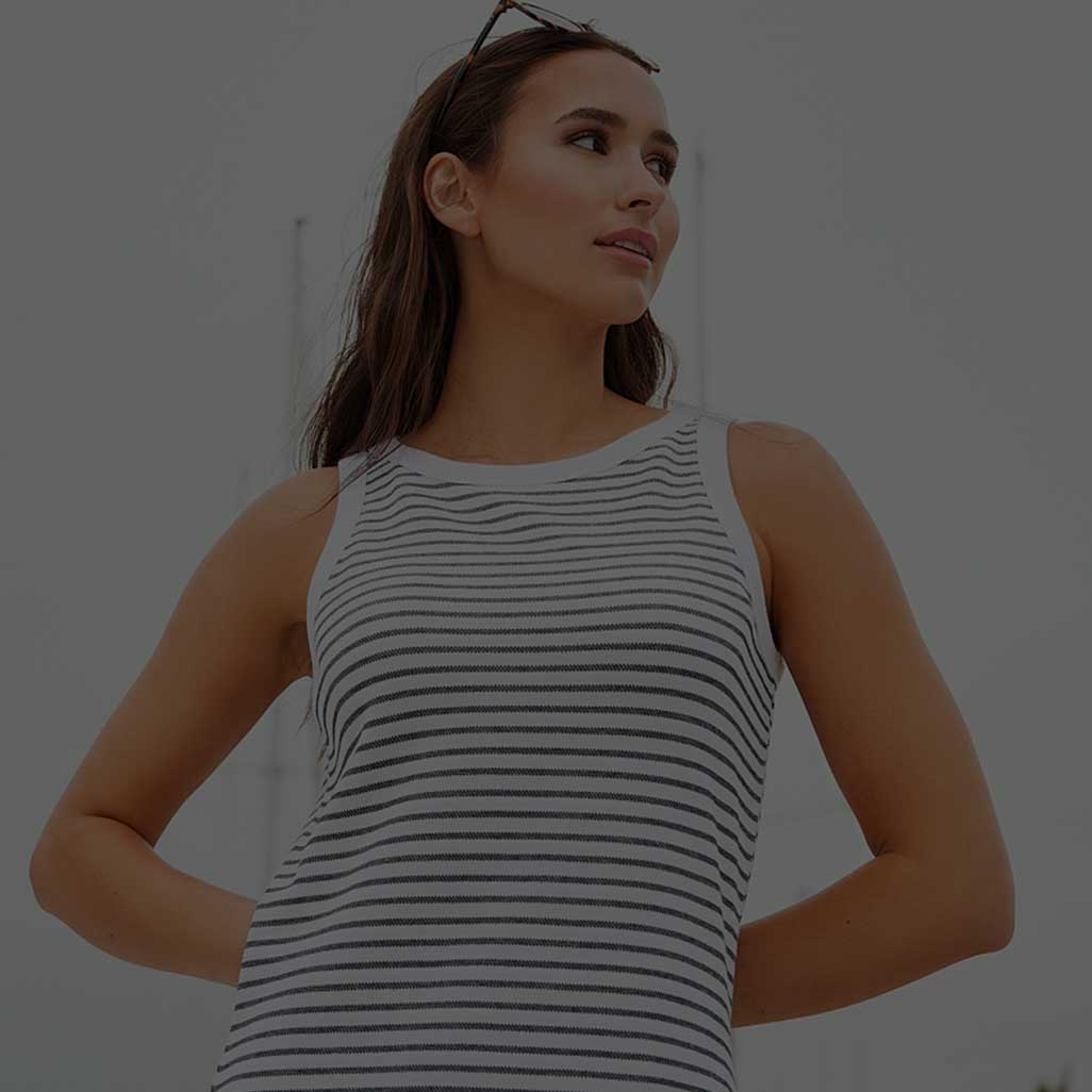 Fig Hampton Sleeveless Dress