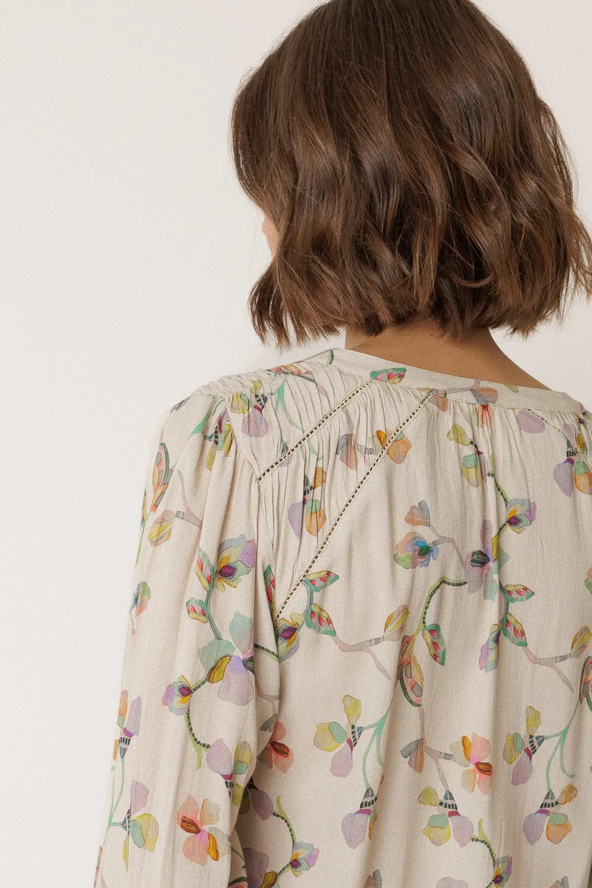 Indi & Cold Ruched Detail Blouse