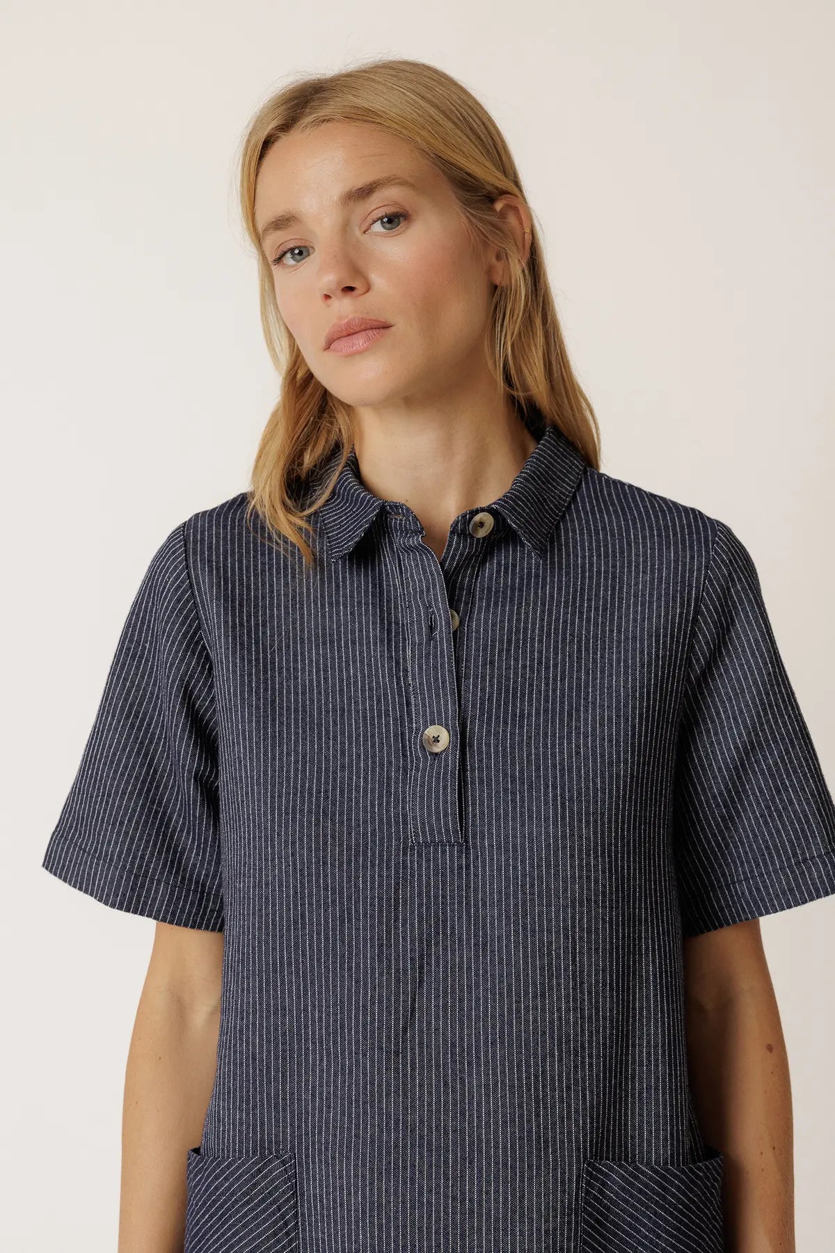 Indi & Cold Polo Collar Dress