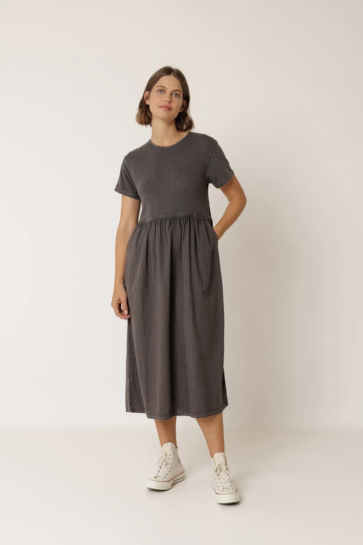 Indi & Cold Mixed Media Dress