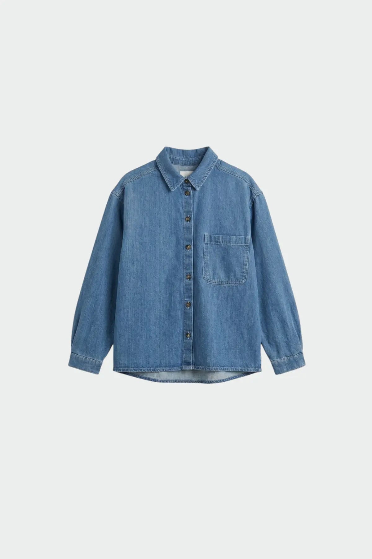 Indi & Cold 3/4 Sleeve Denim Shirt