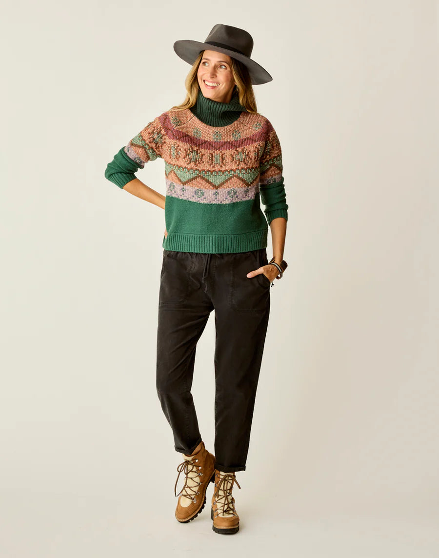 Carve Designs Neve Fairisle Turtleneck