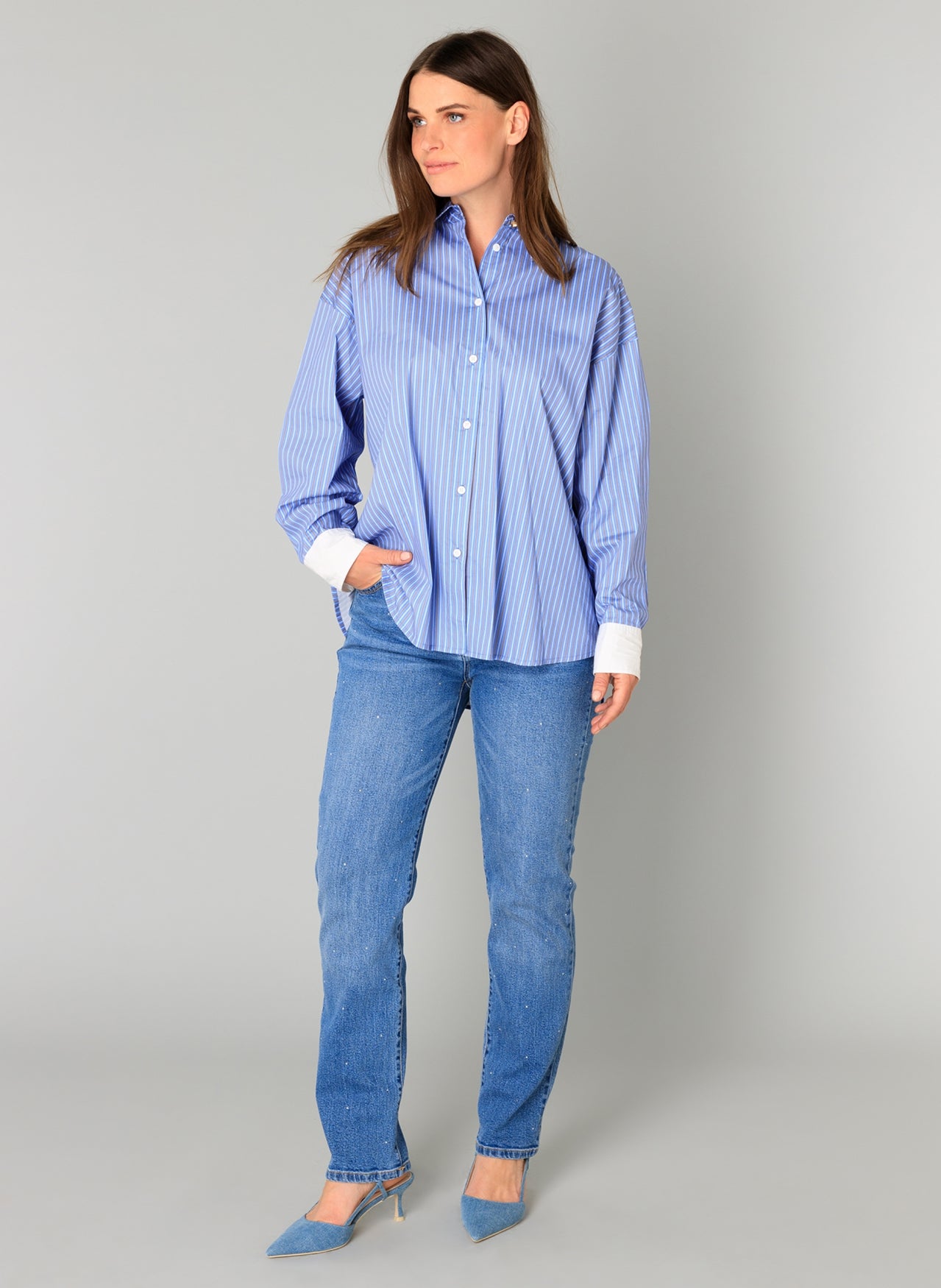 Yest  Benedikte Striped Blouse