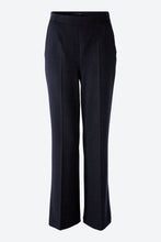 Load image into Gallery viewer, Oui Heavy Jersey Side Zip Striped Trousers