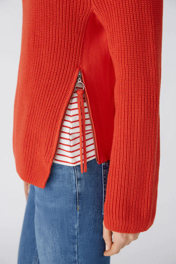Oui Rubi Sweater With Side Zip