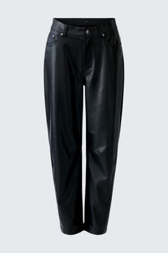 Oui Leather Look Pants
