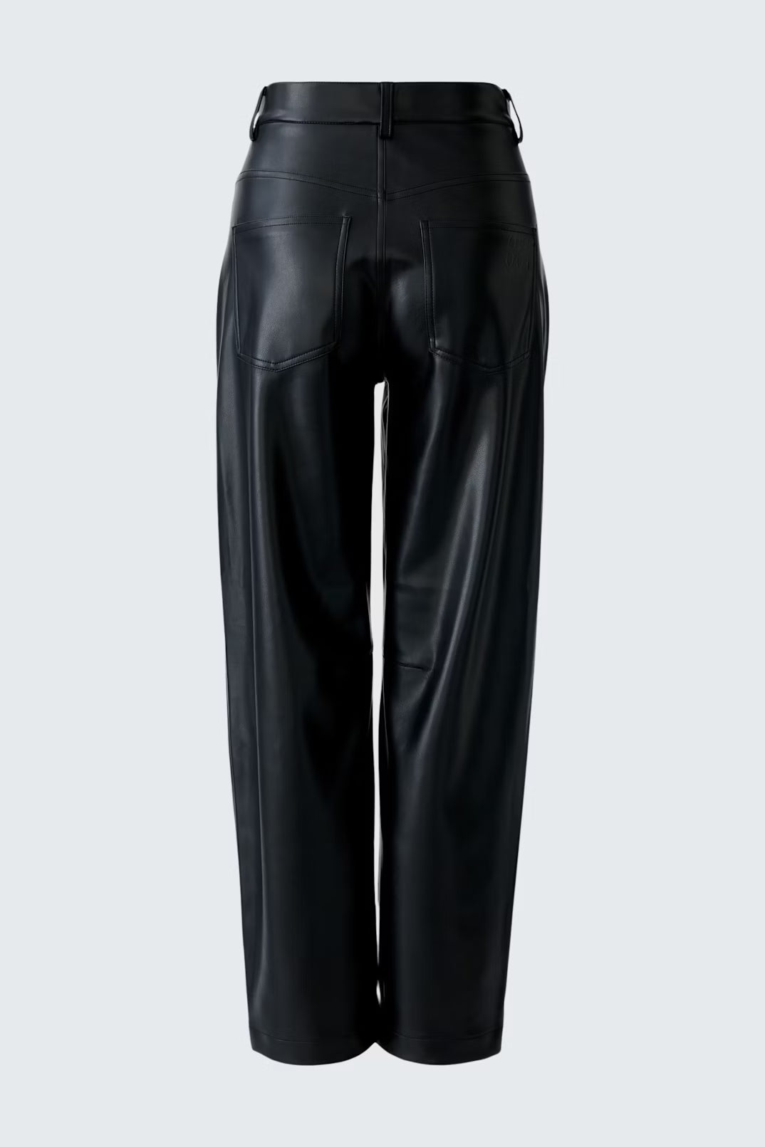 Oui Leather Look Pants