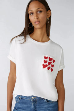 Oui Heart Pocket T-Shirt