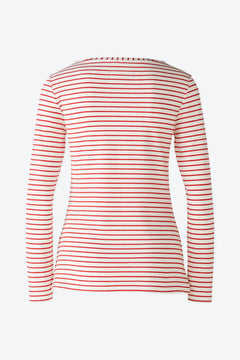 Oui Long Sleeve Striped T-Shirt