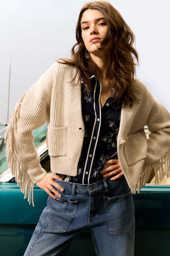 Oui Printed Western Shirt