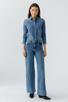 Oui Western Denim Shirt