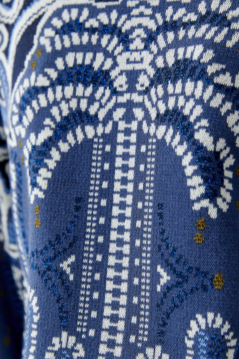 Oui Western Design Sweater