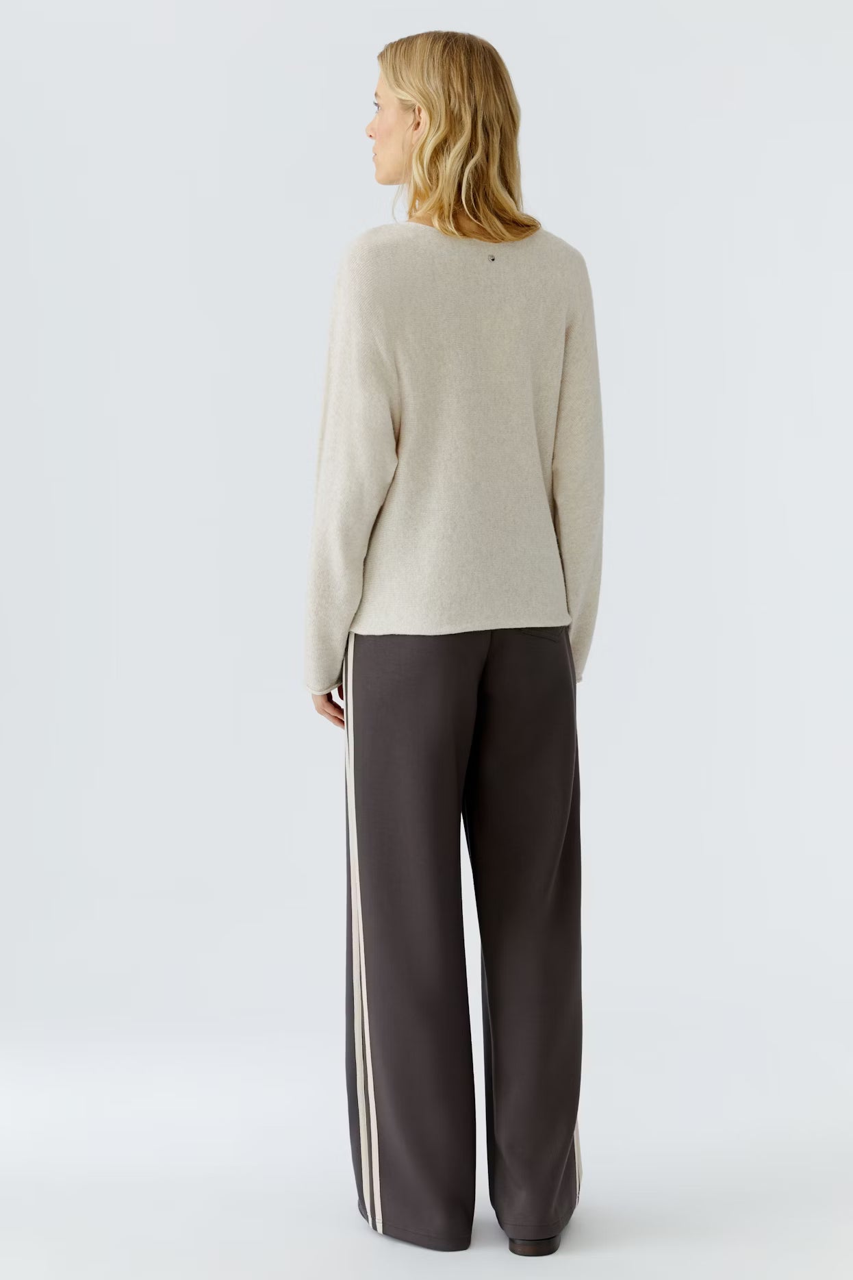 Oui Crew Neck Sweater With Pockets