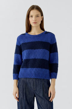Oui Esmy Wide Striped Pullover