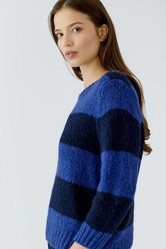 Oui Esmy Wide Striped Pullover