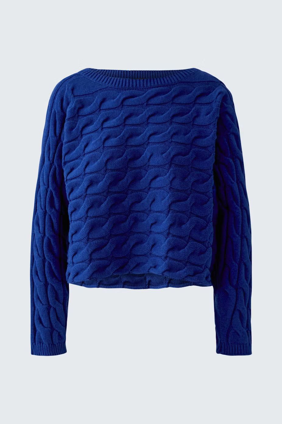 Oui Sirah Cotton Cable Sweater