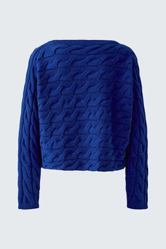 Oui Sirah Cotton Cable Sweater