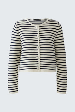 Oui Marea Striped Cardigan