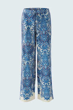 Oui Paisley Print Pull On Pant