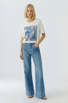 Oui Print Front T-Shirt