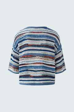 Oui Variegated Stripe Pullover