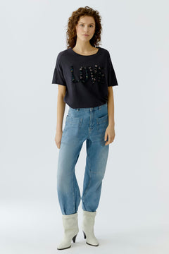 Oui Love Embellished T-Shirt