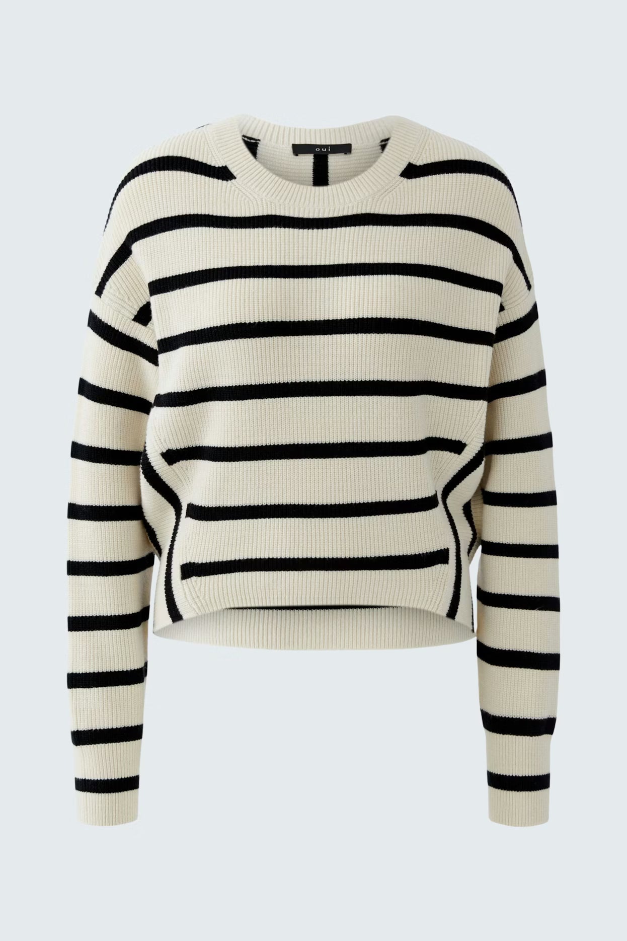 Oui Side Striped Sweater