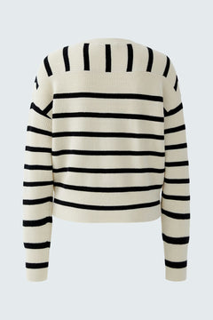 Oui Side Striped Sweater