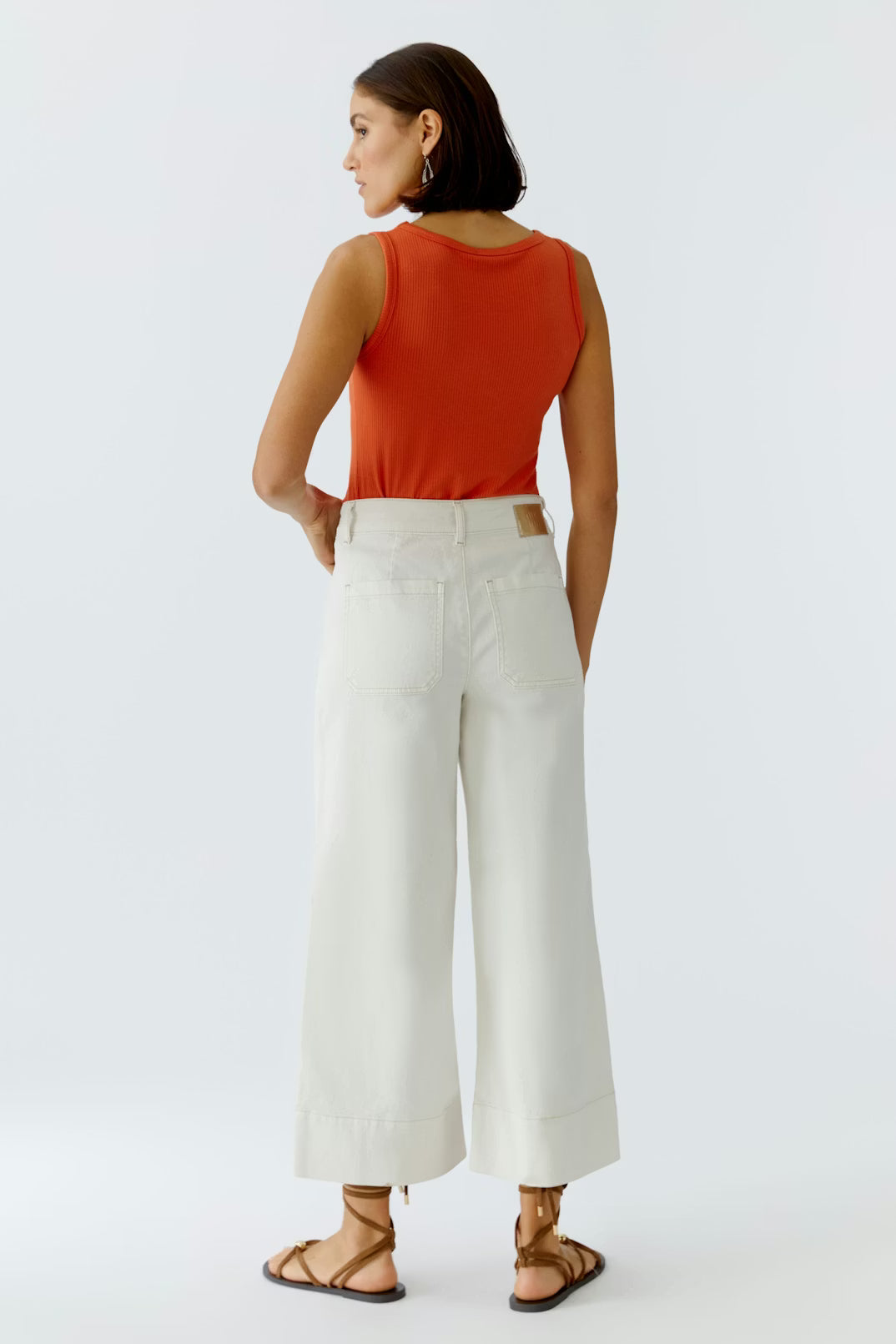 Oui Wide Leg Pocket Jeans