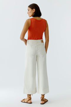 Oui Wide Leg Pocket Jeans