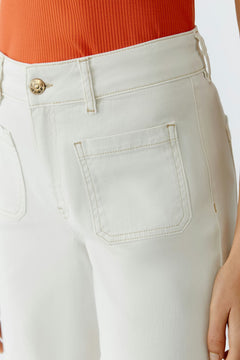 Oui Wide Leg Pocket Jeans