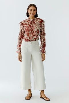 Oui Wide Leg Pocket Jeans