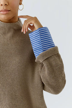 Oui Pullover With Fooler Cuff