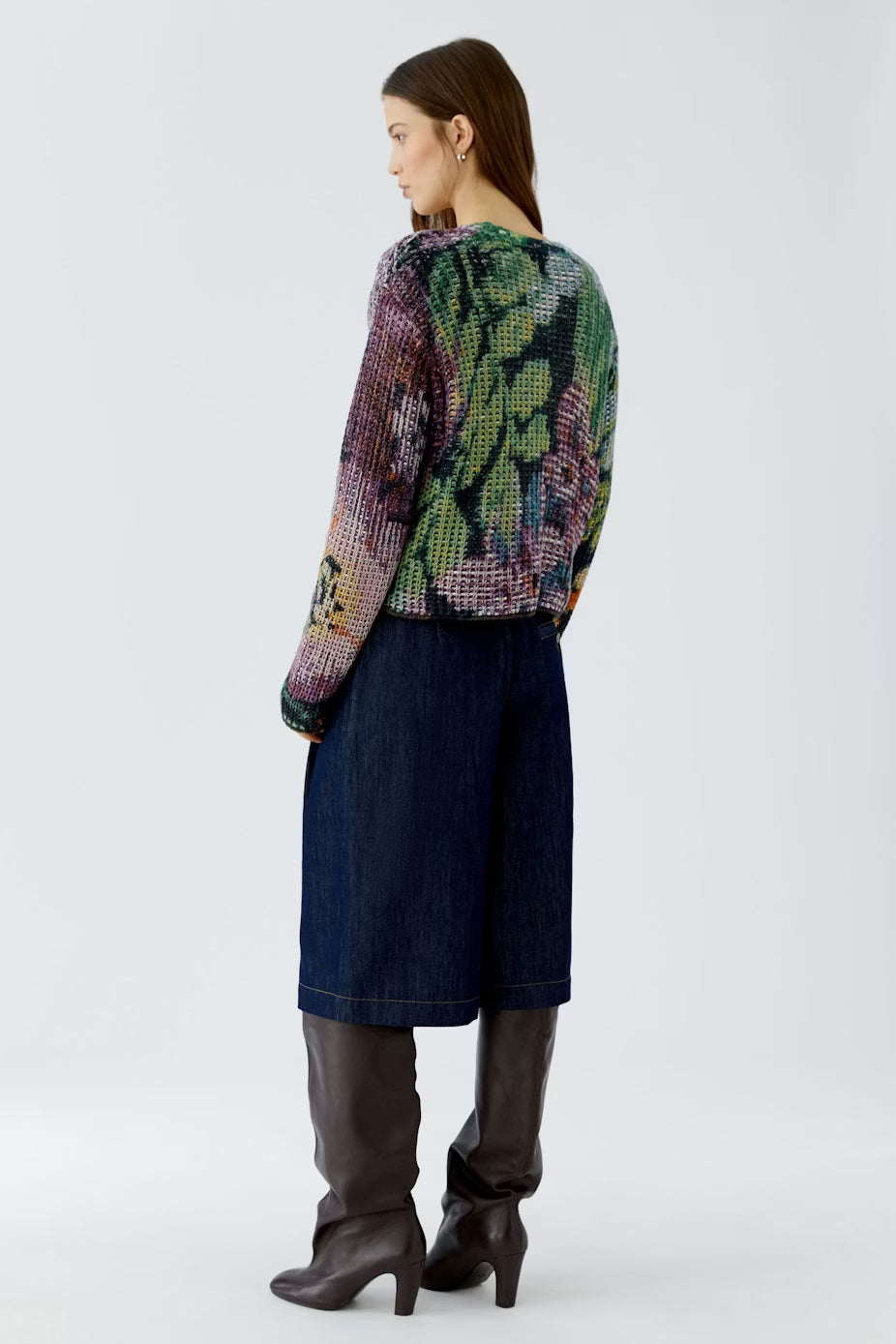 Oui Pixelated Pullover